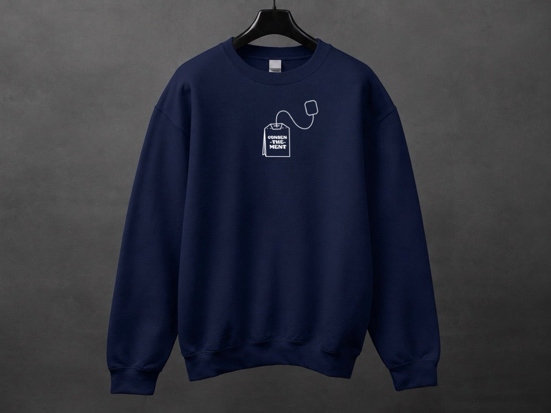 Crewneck unisexe «Consen-thé-ment»