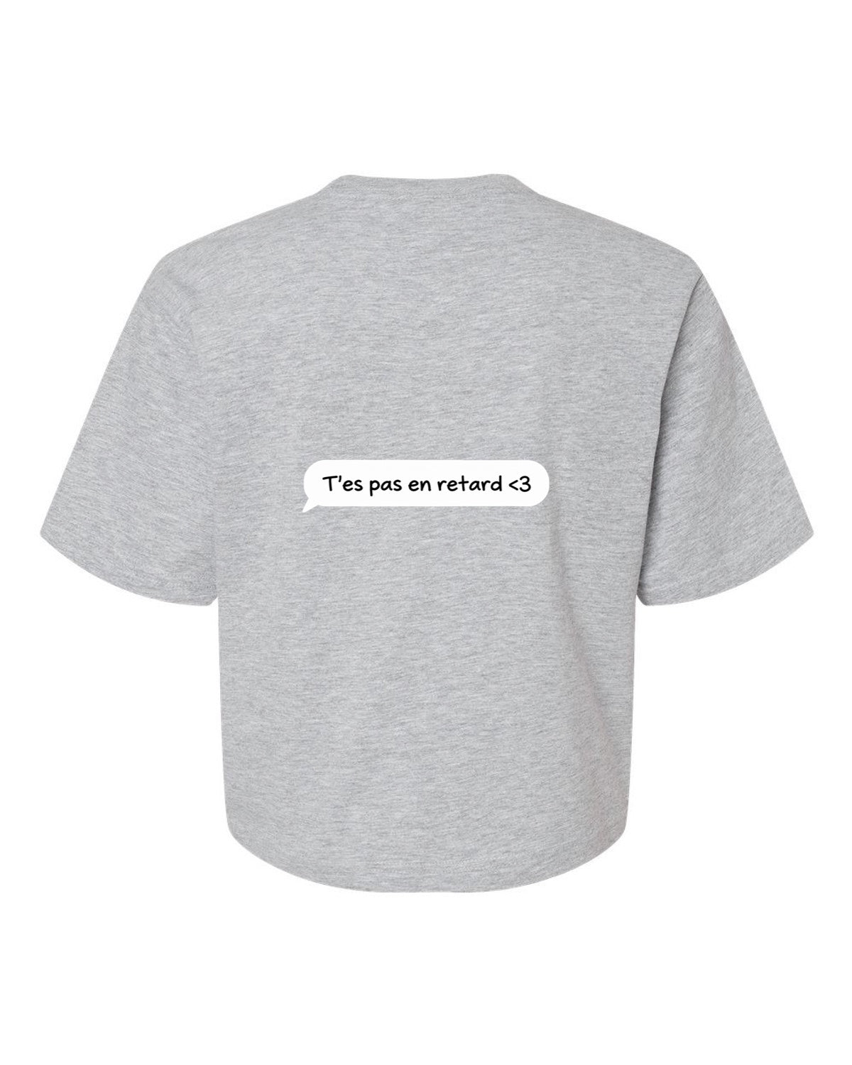 T-shirt court «Texto du cœur»