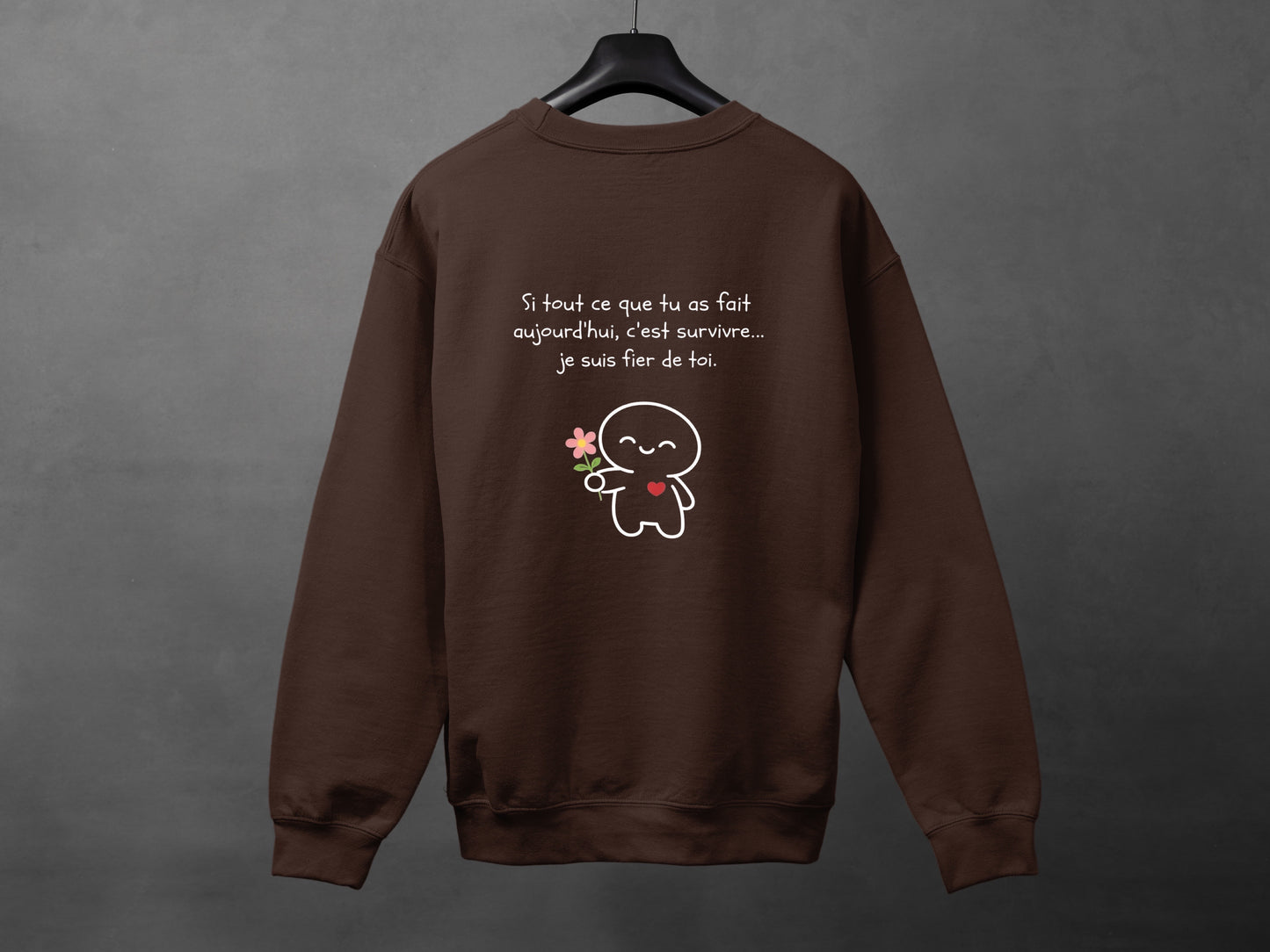 Crewneck unisexe «aujourd'hui»