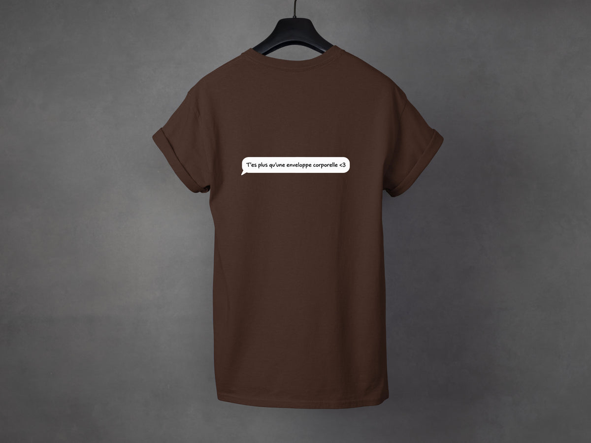 T-shirt unisexe «Texto du cœur»