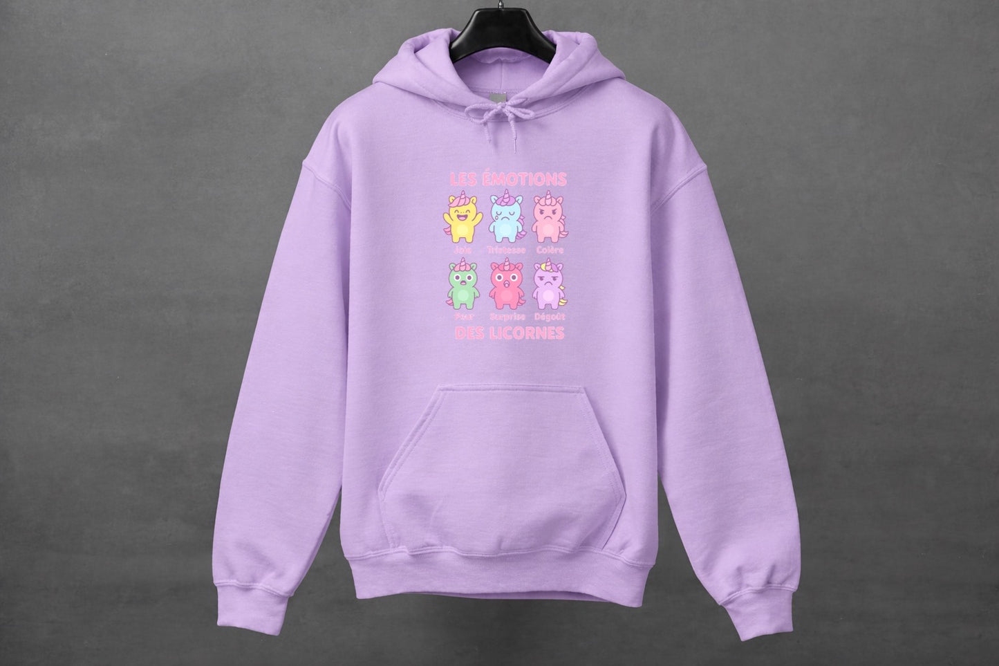 Hoodie unisexe «Émotions licornes» - Printemps