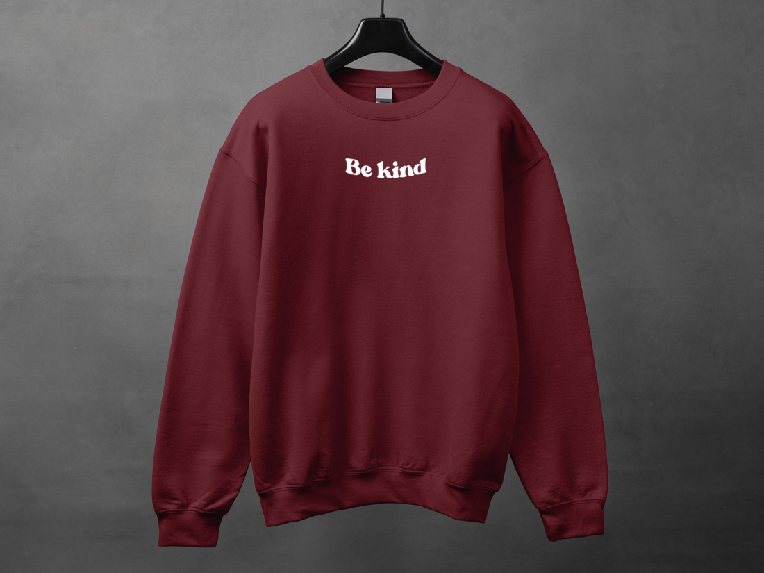 Crewneck unisexe «Be kind»