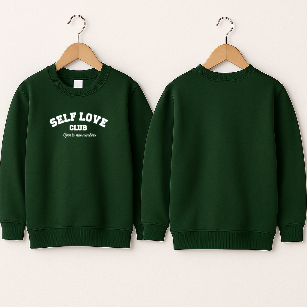 Crewneck enfant «Self love club»