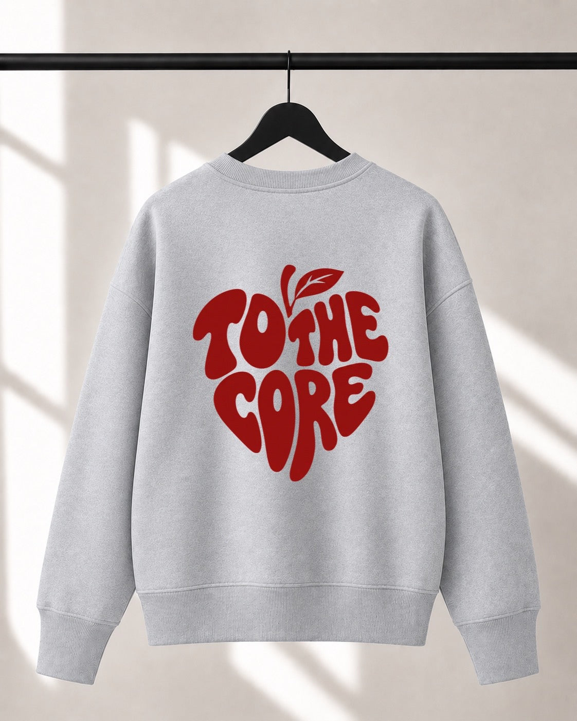 Crewneck Lusso unisexe «Loving myself to the core»