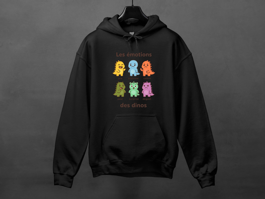 Hoodie unisexe «Émotions dinos»