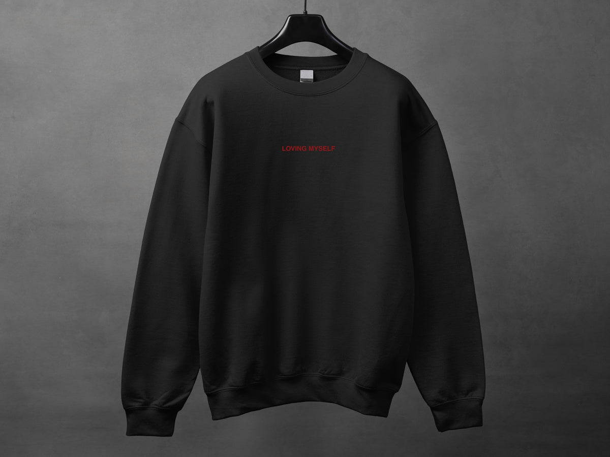Crewneck unisexe «Loving myself to the core»