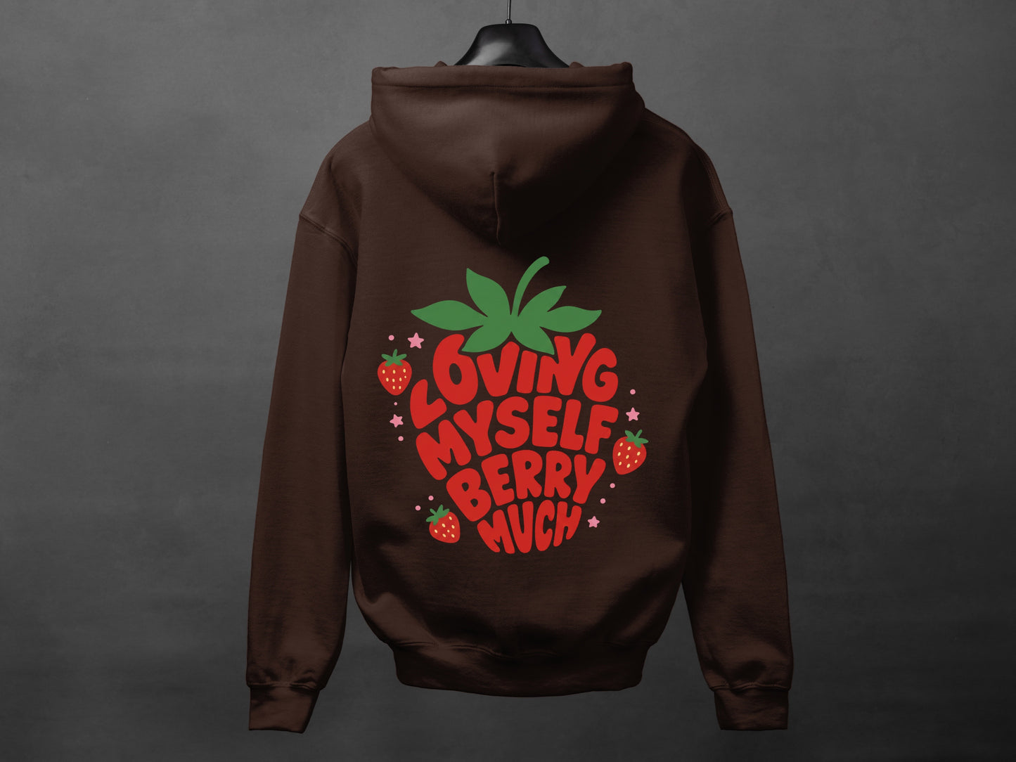 Hoodie unisexe «Loving myself berry much»