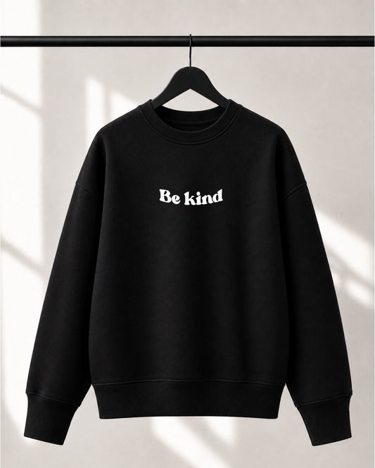 Crewneck Lusso unisexe «Be kind»