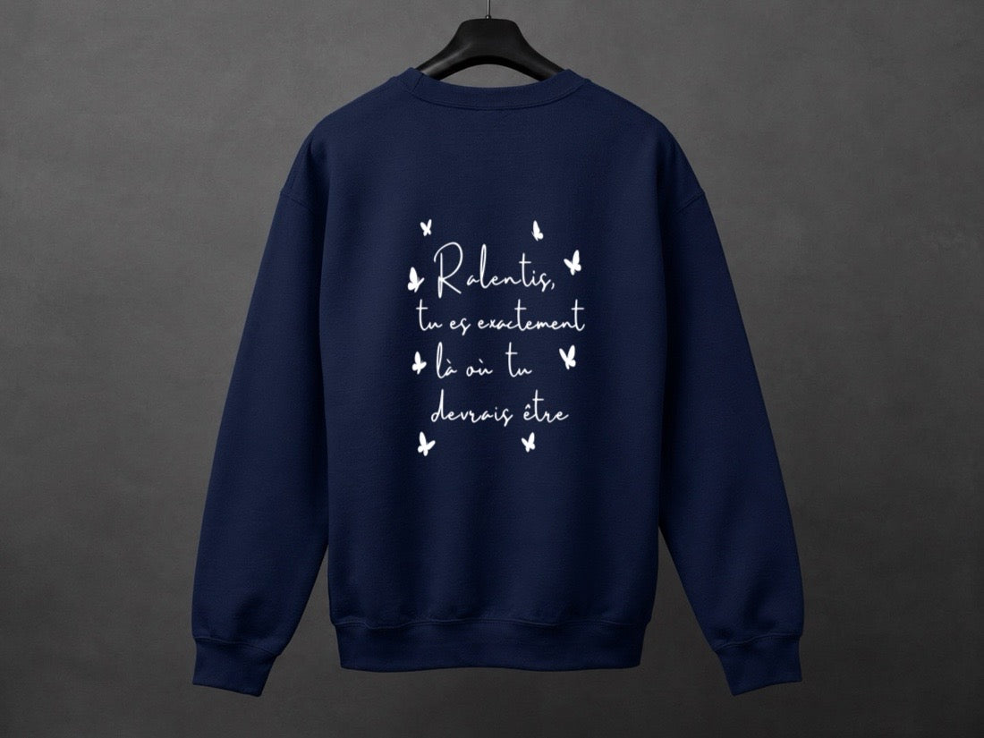 Crewneck unisexe «Ralentis»