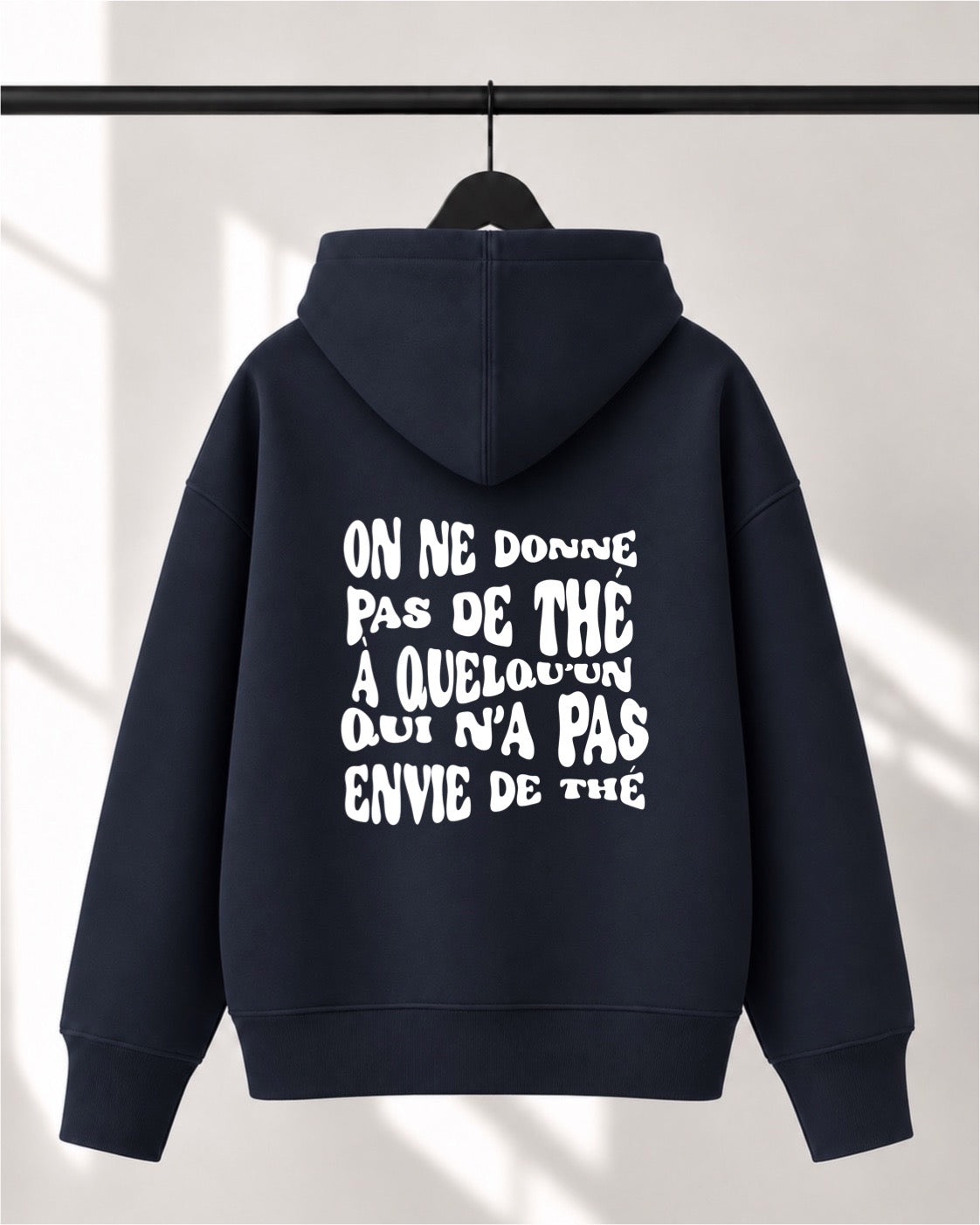 Hoodie Lusso unisexe «Consen-thé-ment»