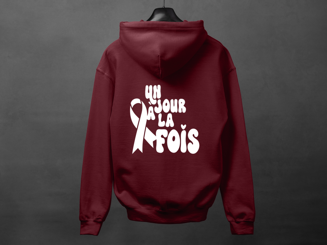 Hoodie unisexe «Un jour à la fois»