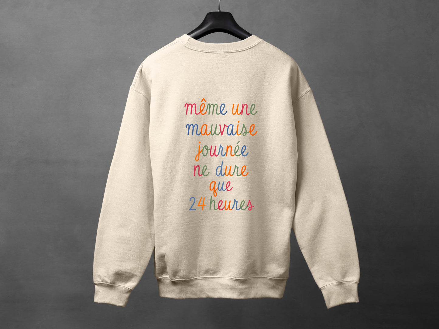 Crewneck unisexe «24 heures»