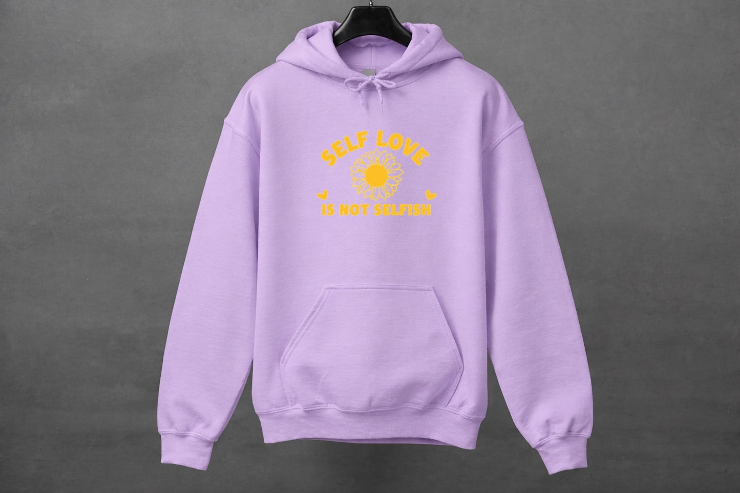 Hoodie unisexe «Self love is not selfish» - Printemps