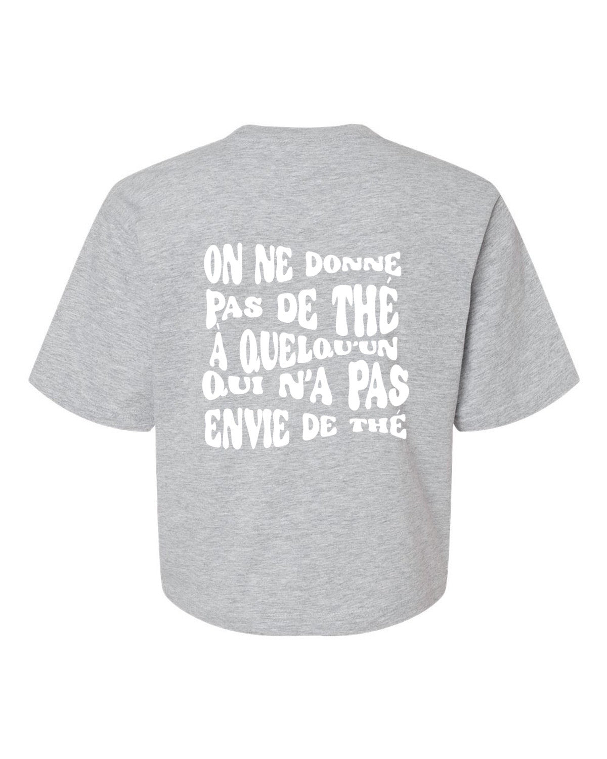 T-shirt court « Consen-thé-ment »