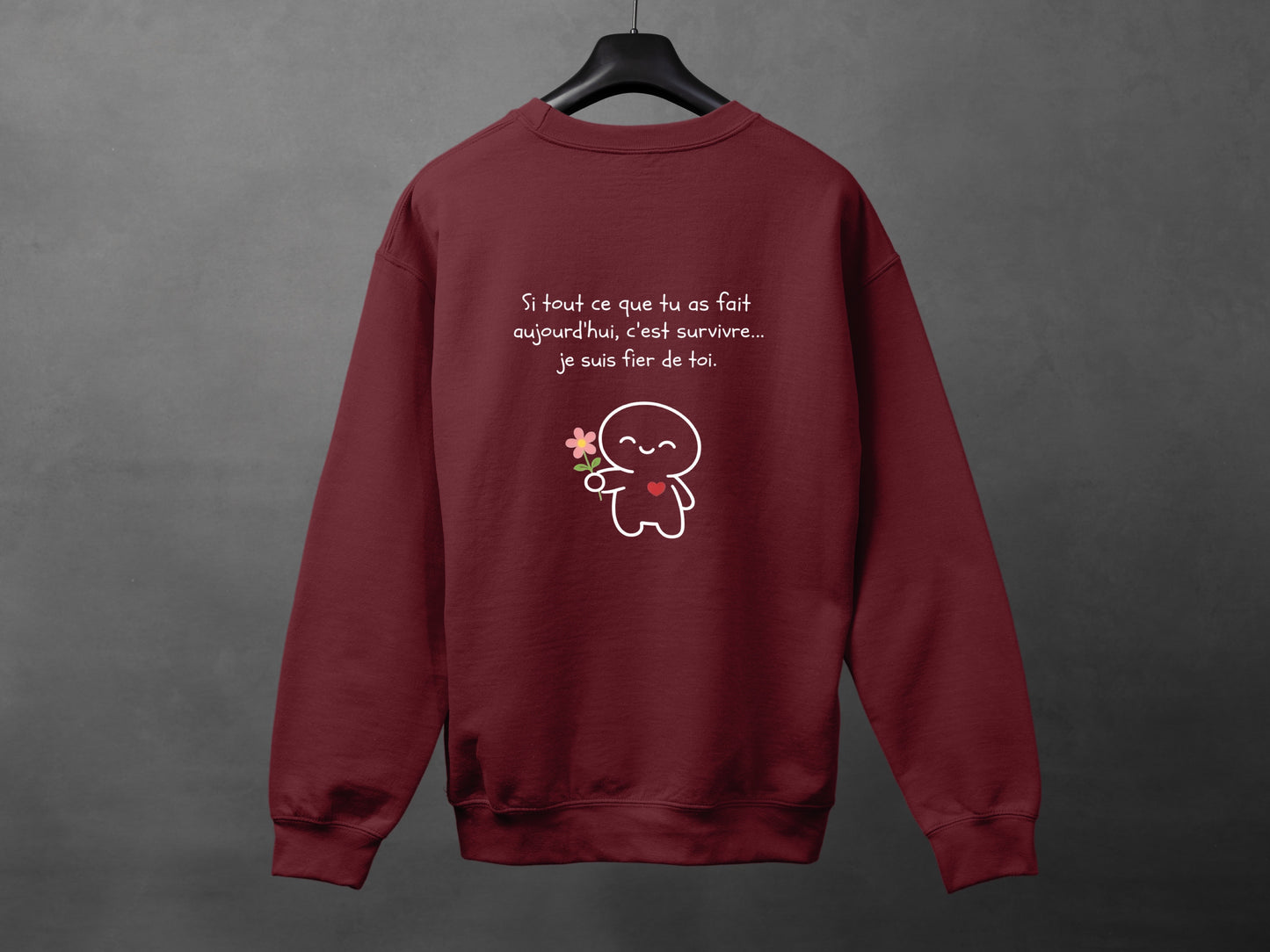 Crewneck unisexe «aujourd'hui»