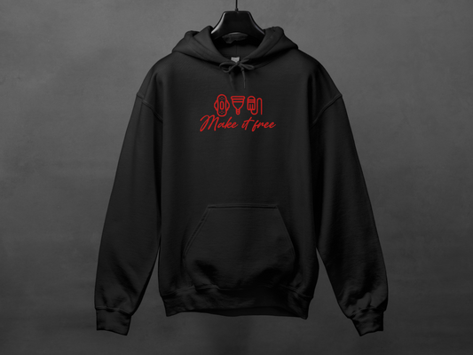 Hoodie unisexe «Make it free»