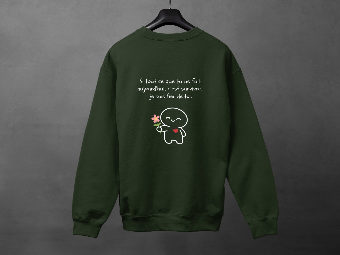 Crewneck unisexe «aujourd'hui»