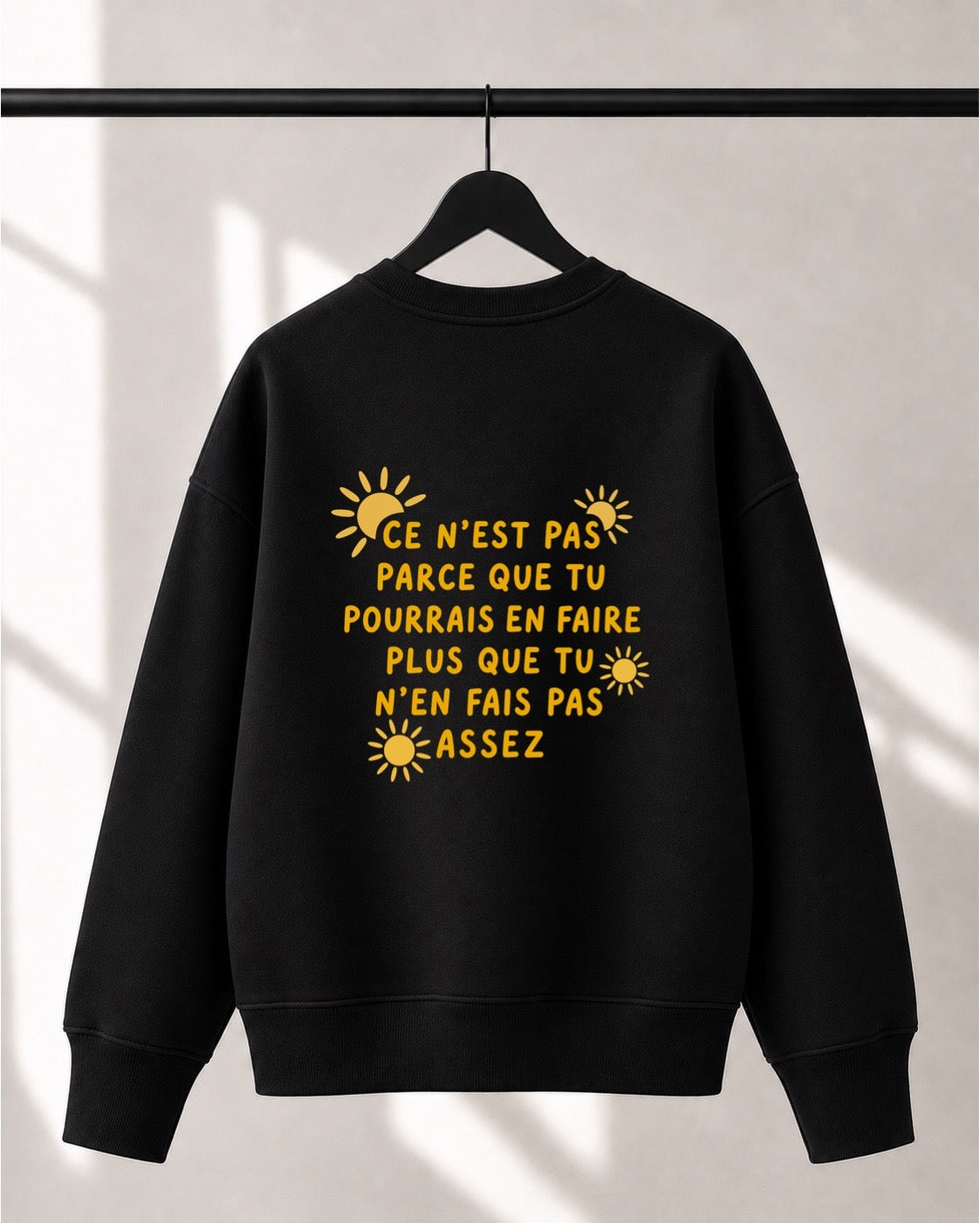 Crewneck Lusso unisexe «Suffisant»
