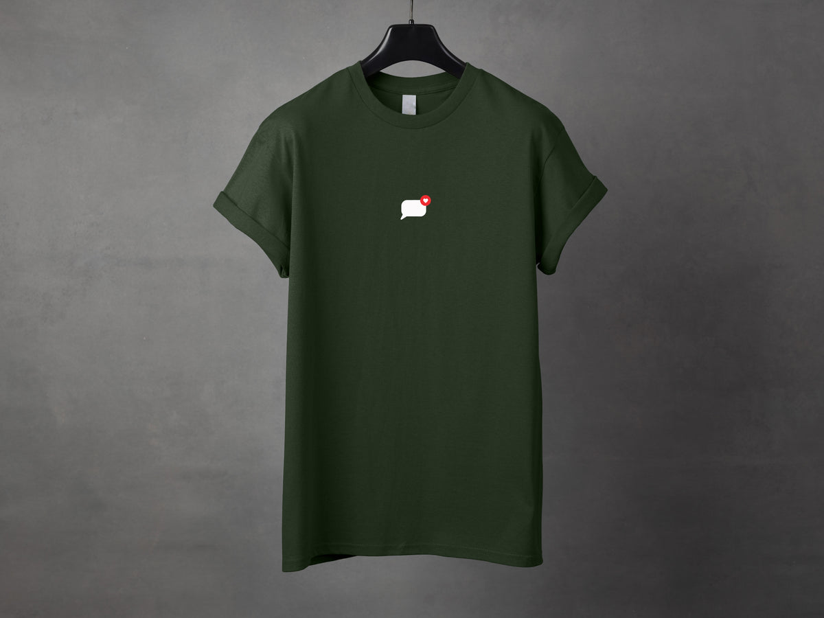 T-shirt unisexe «Texto du cœur»
