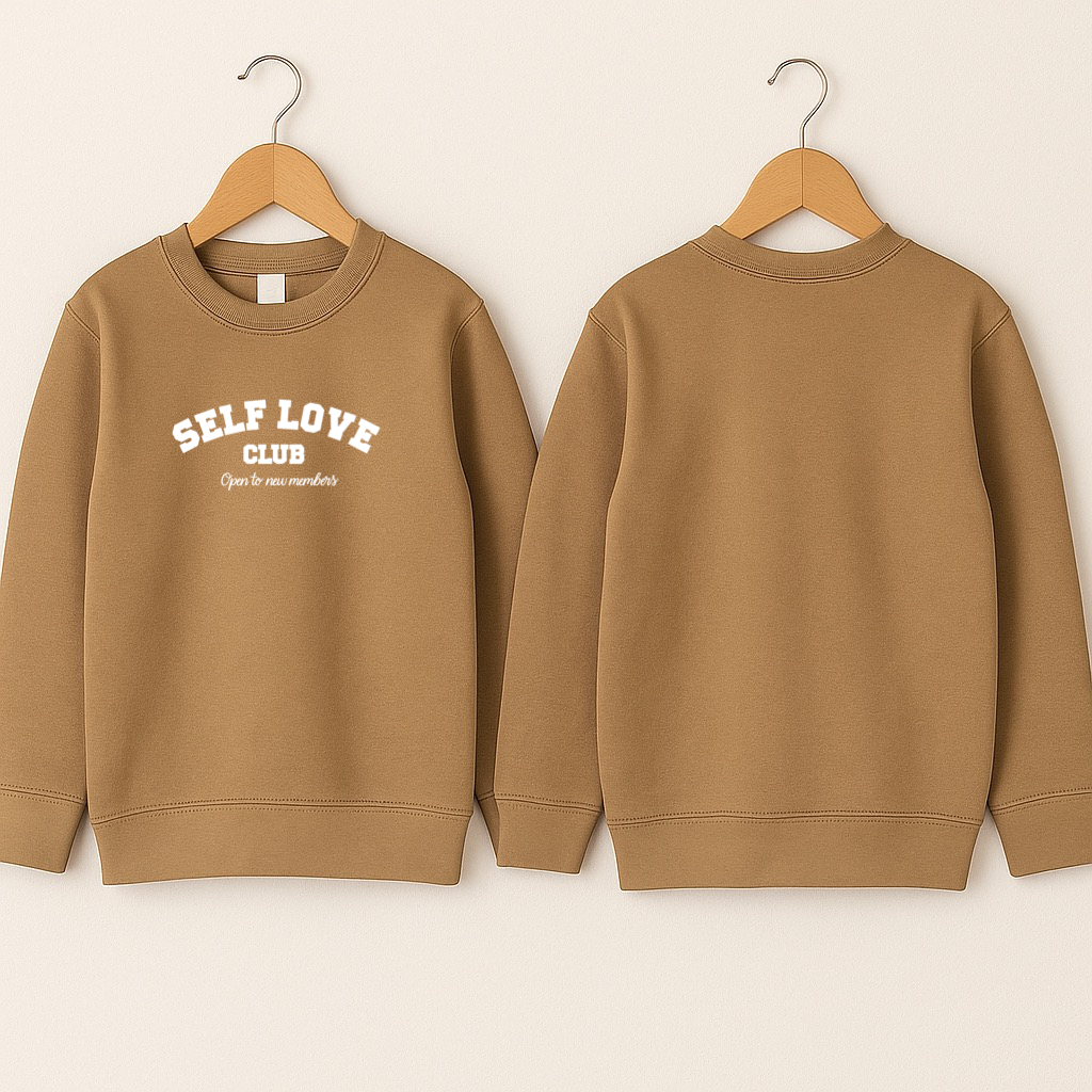 Crewneck bébé «Self love club»