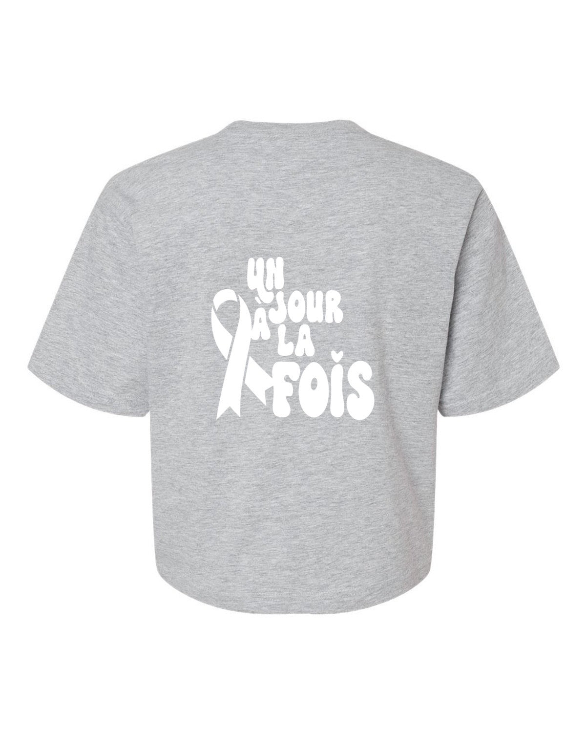 T-shirt court « Un jour à la fois »