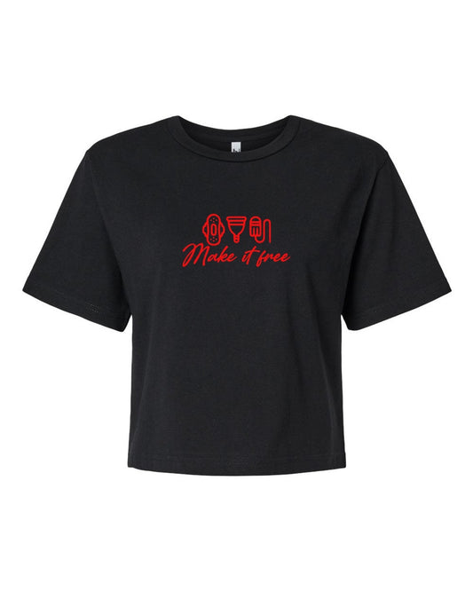 T-shirt court « Make it free »