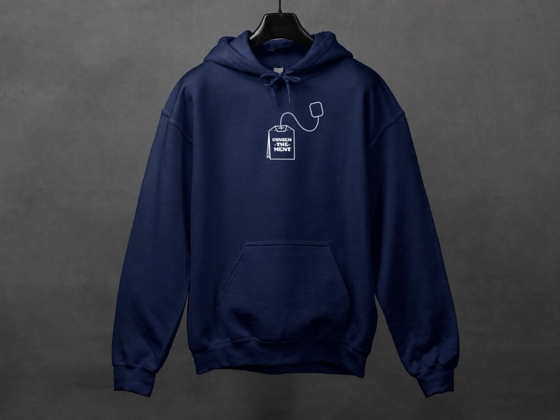 Hoodie unisexe «Consen-thé-ment»