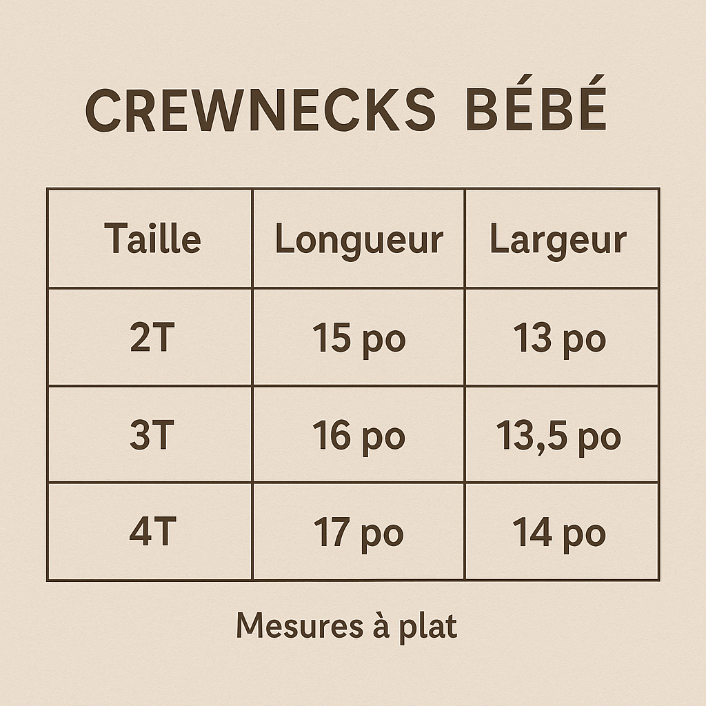 Crewneck bébé «Parle de toi avec amour»