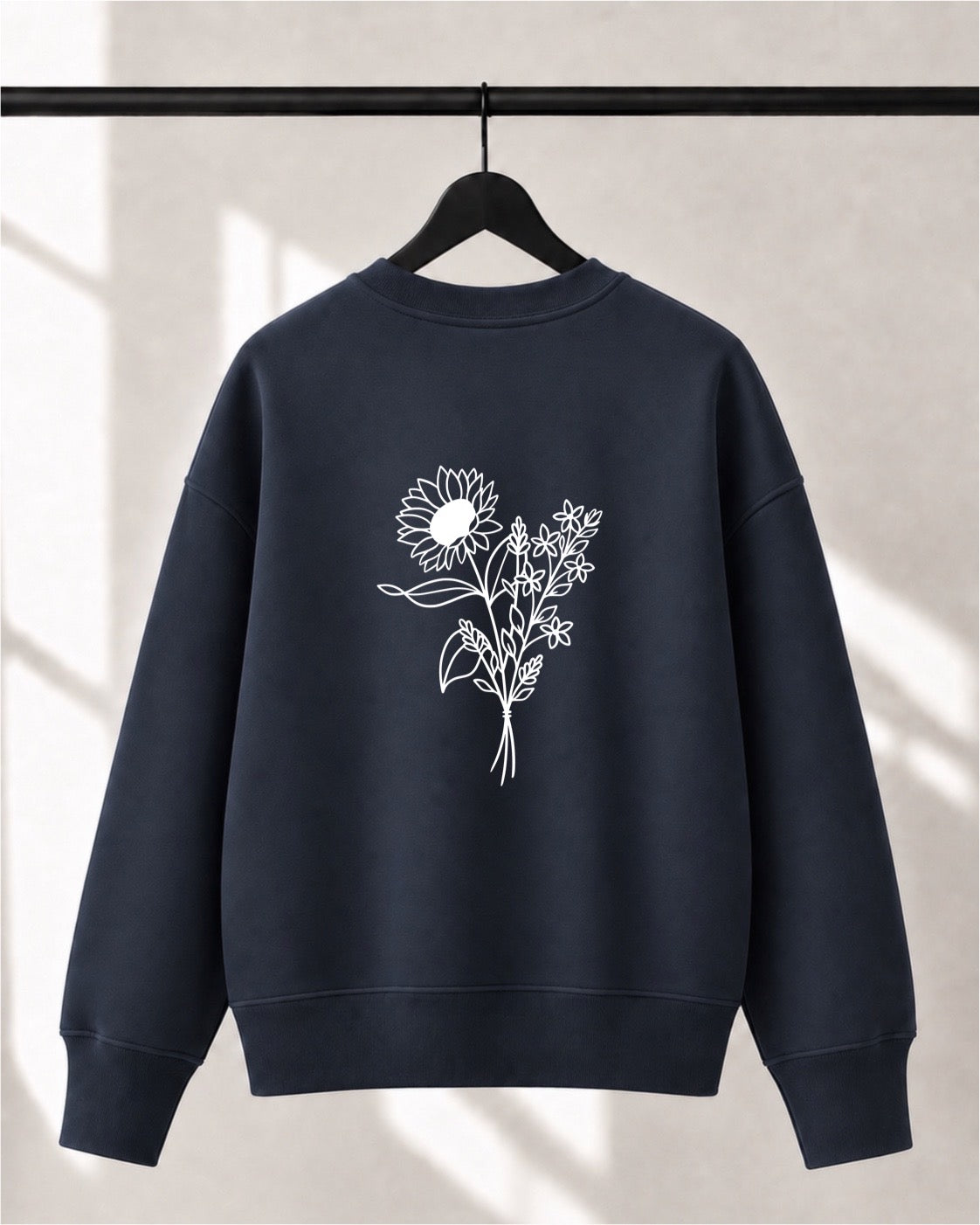 Crewneck Lusso unisexe «I can buy myself flowers»