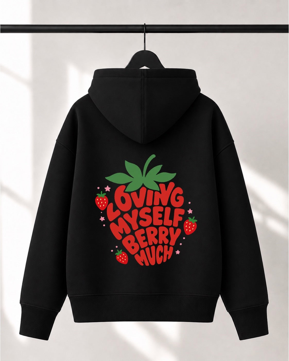 Hoodie Lusso unisexe «Loving myself berry much»