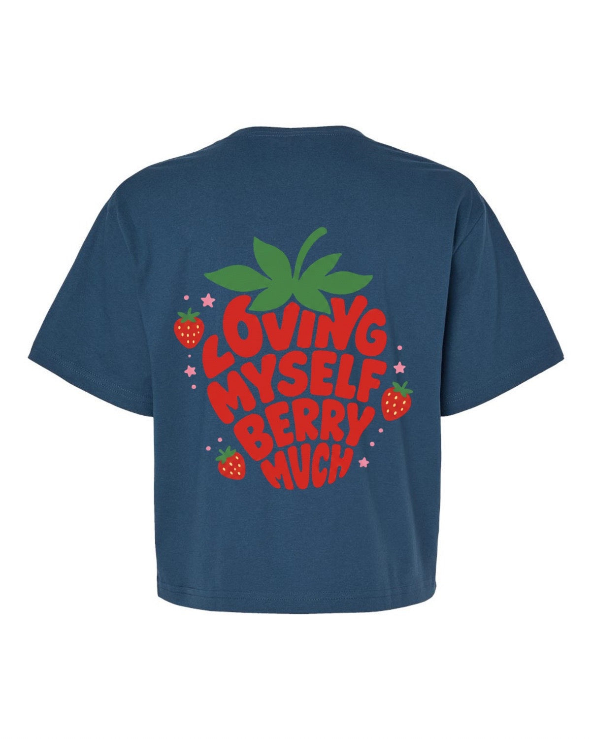 T-shirt court «Loving myself berry much»