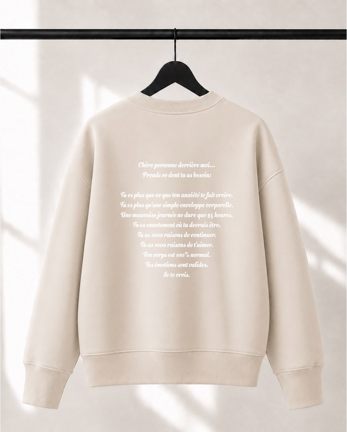 Crewneck Lusso unisexe «Be kind»