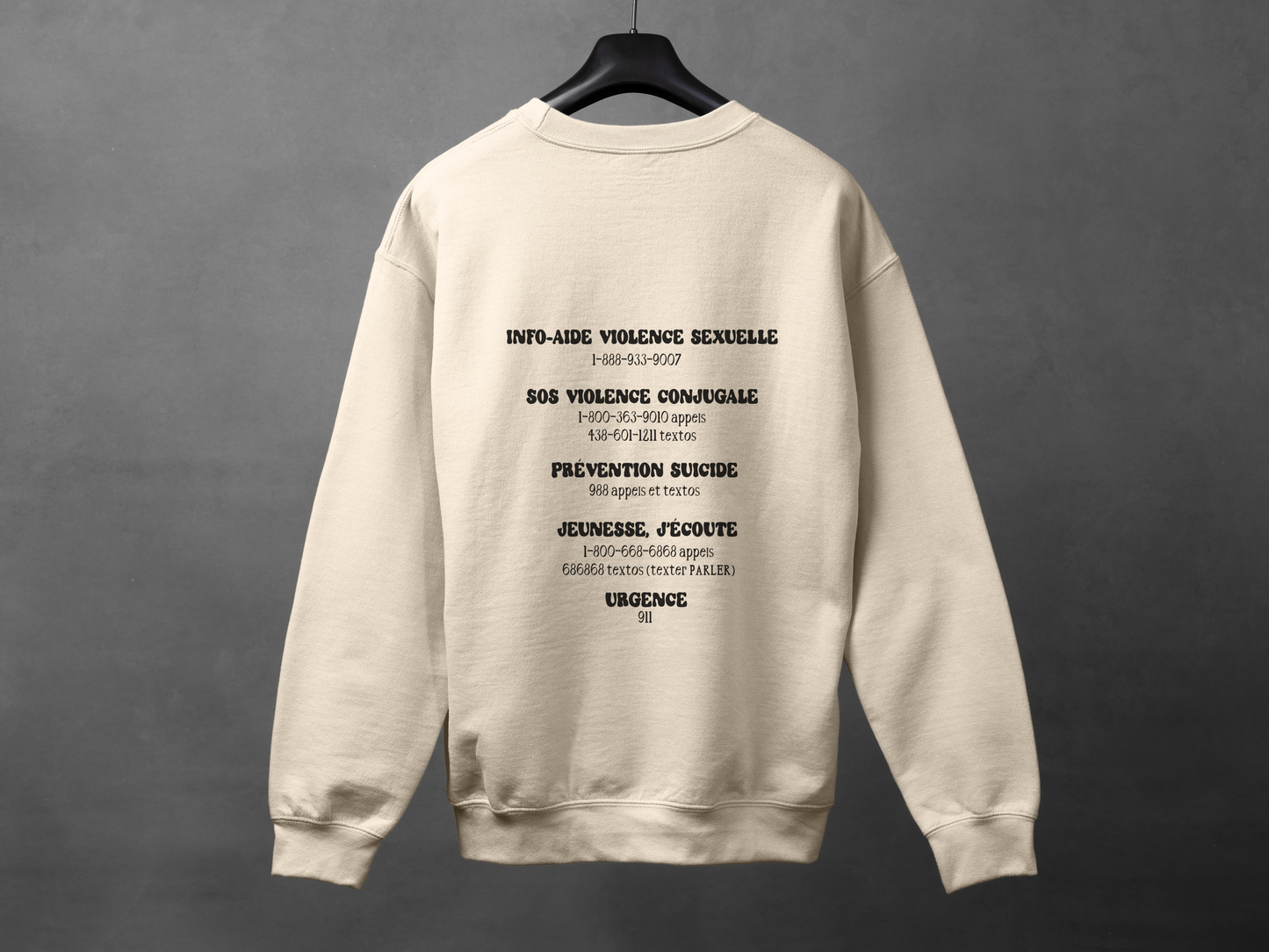 Crewneck unisexe «You matter»