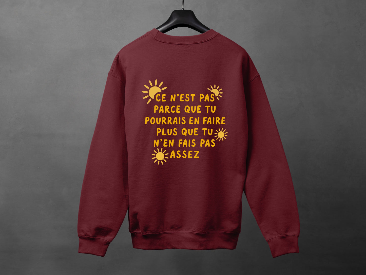 Crewneck unisexe «Suffisant»