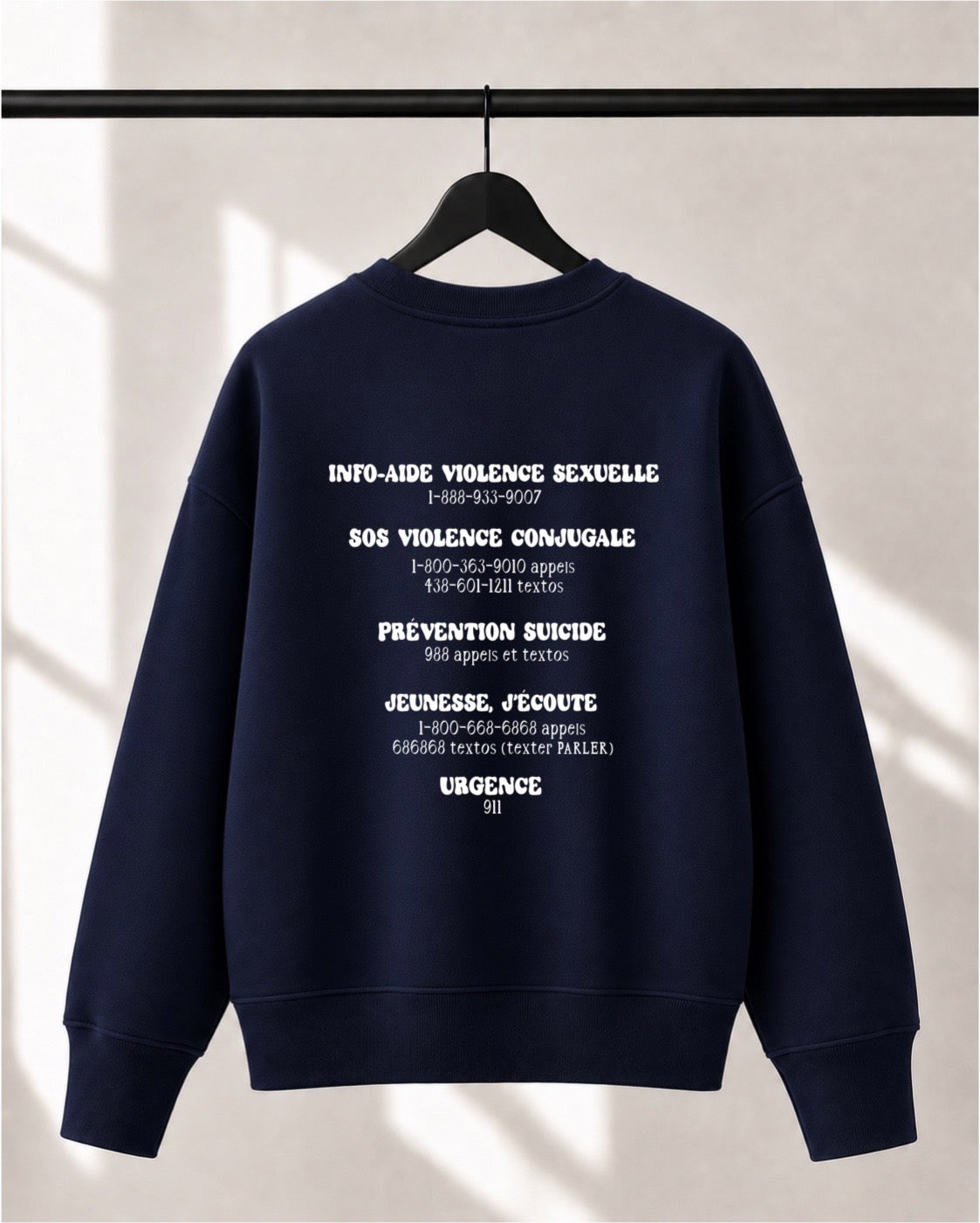 Crewneck Lusso unisexe «You matter»