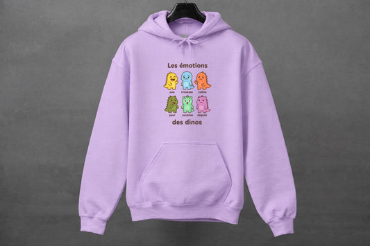 Hoodie unisexe «Émotions dinos» - Printemps