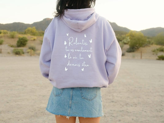 Hoodie unisexe «Ralentis» - Printemps