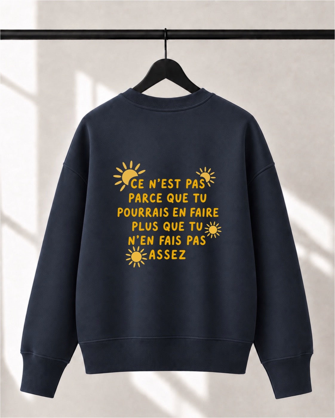 Crewneck Lusso unisexe «Suffisant»