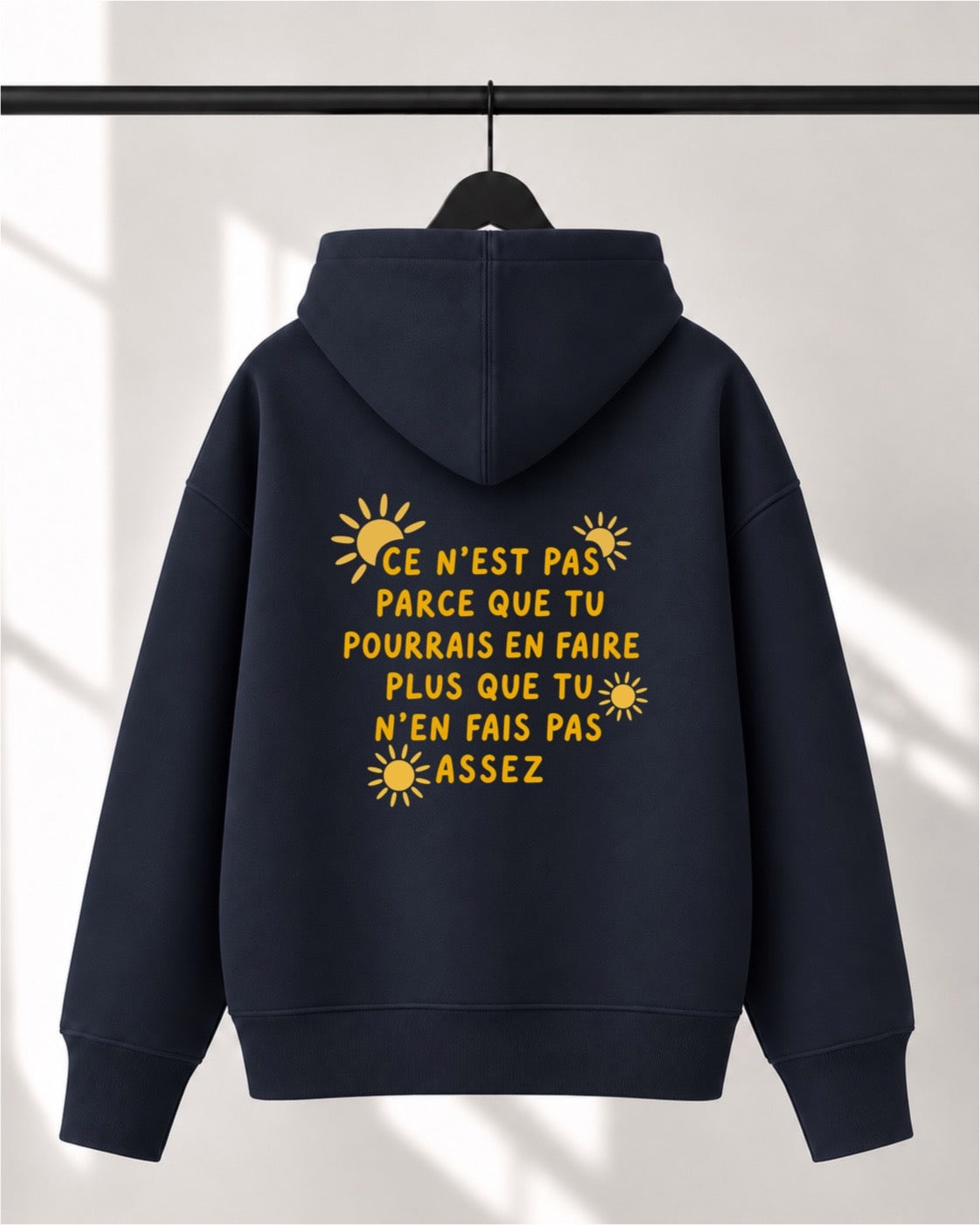 Hoodie Lusso unisexe «Suffisant»