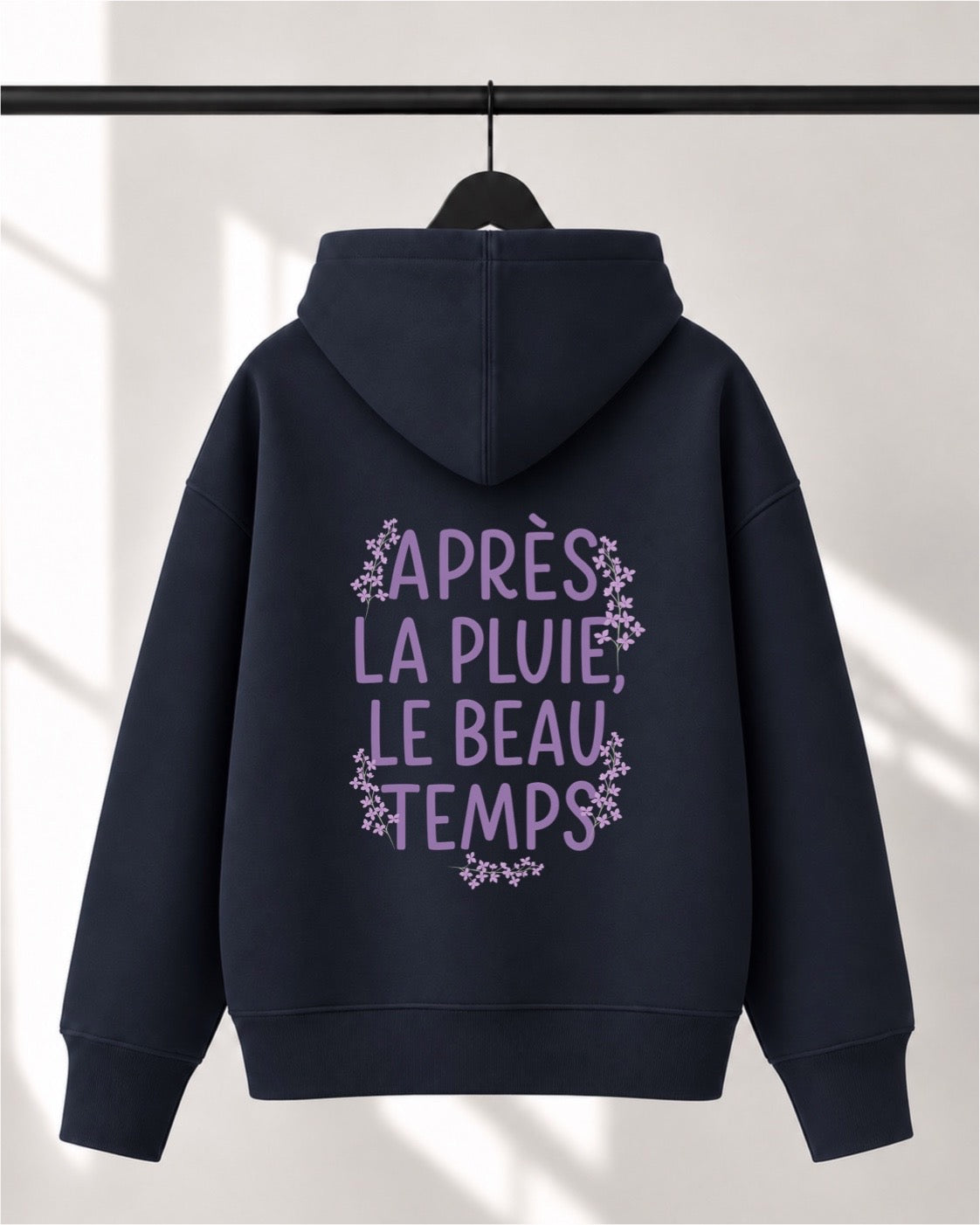 Hoodie Lusso unisexe «Après la pluie, le beau temps»