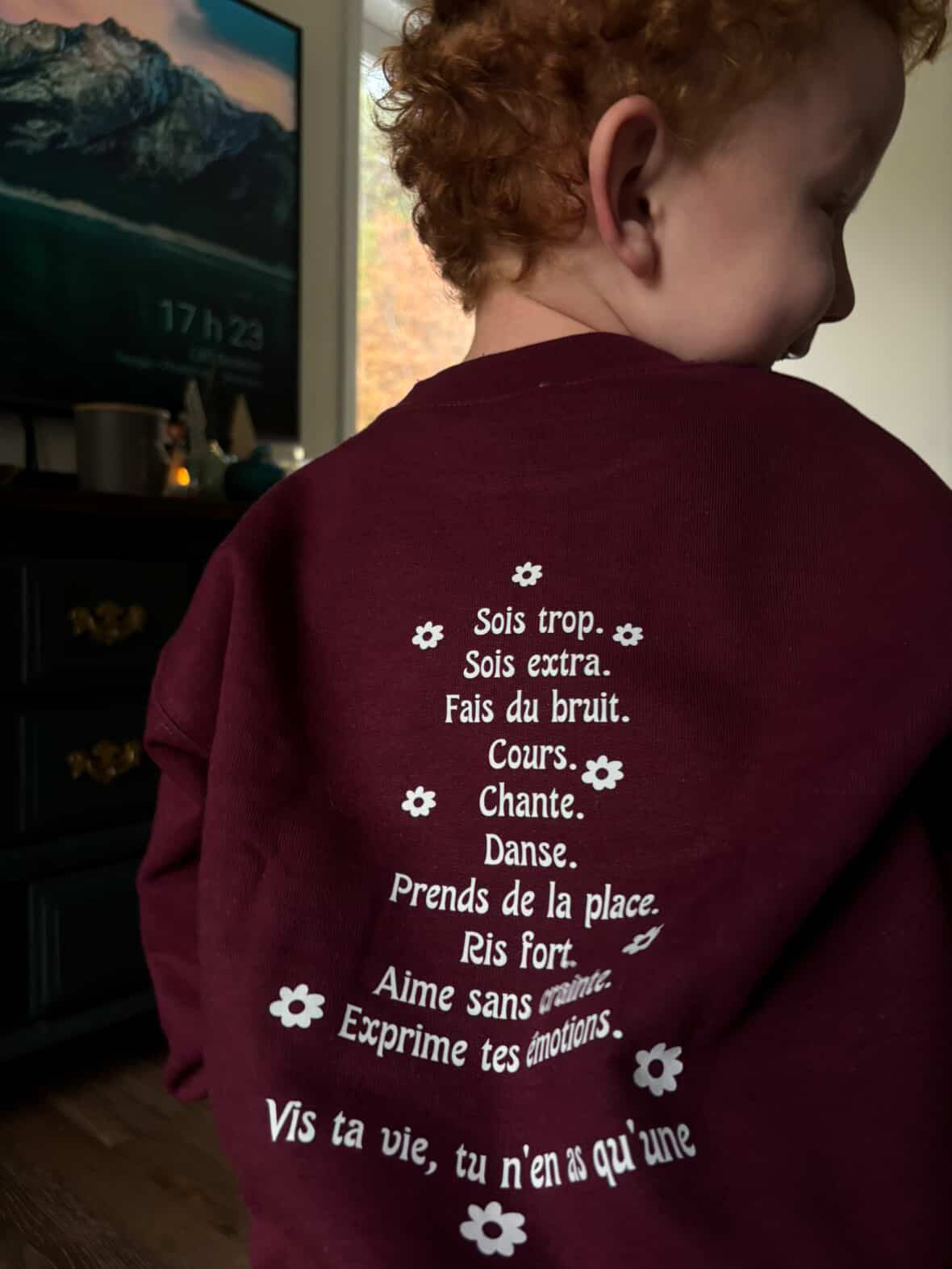 Crewneck enfant «Sois»